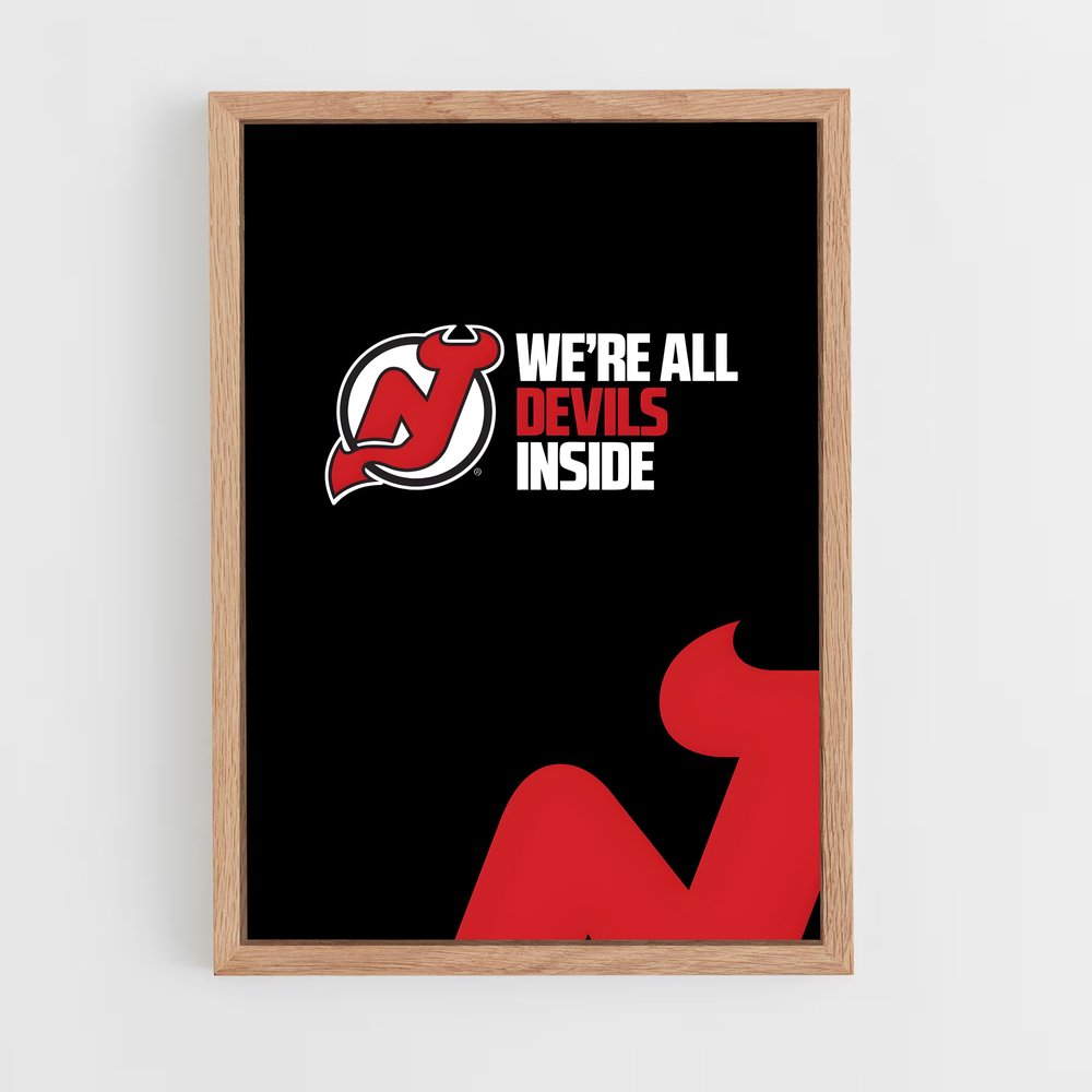 Poster Esprit Démoniaque – affiche Hockey sur glace (vue 4)